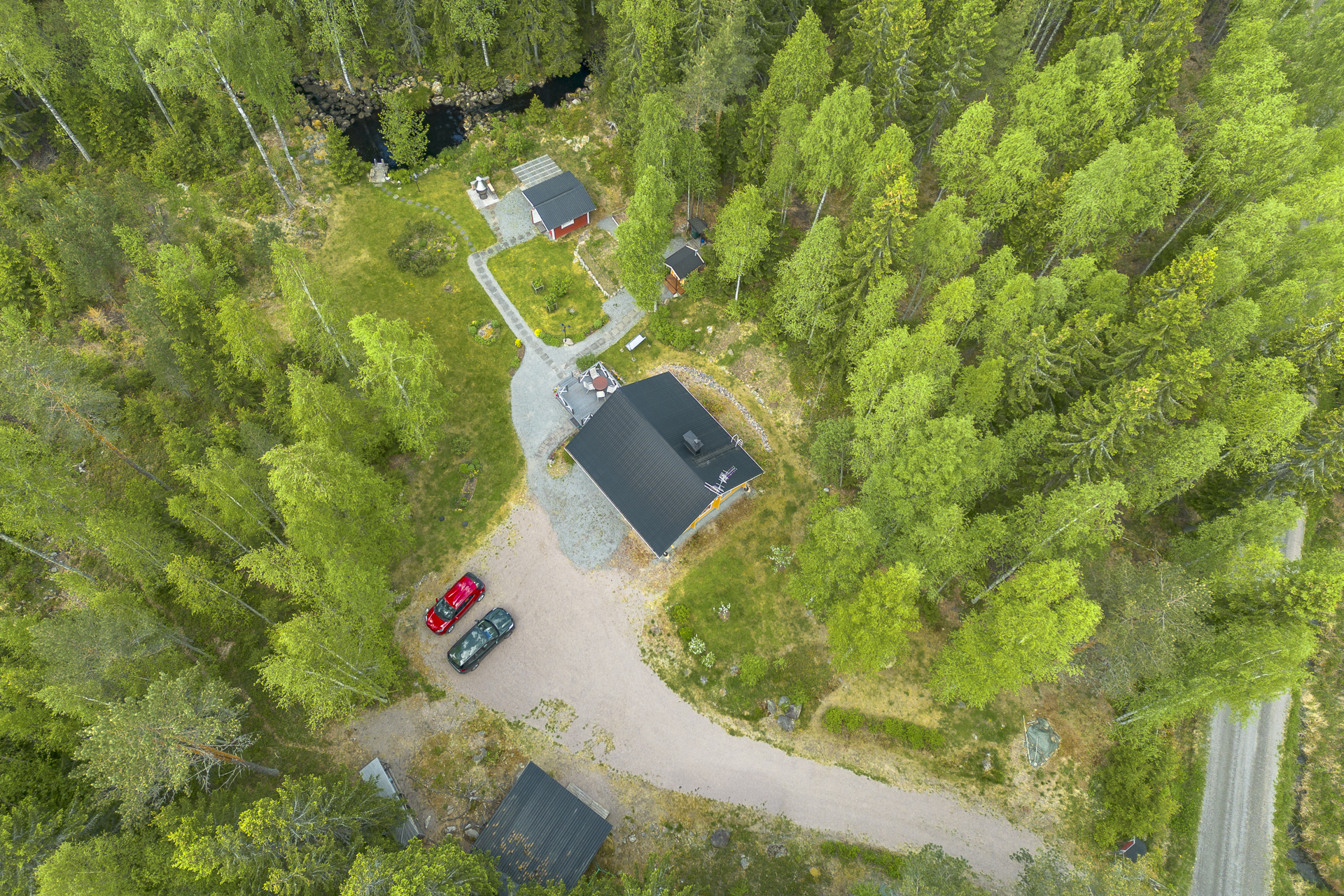 Solsidan luonnon keskellä