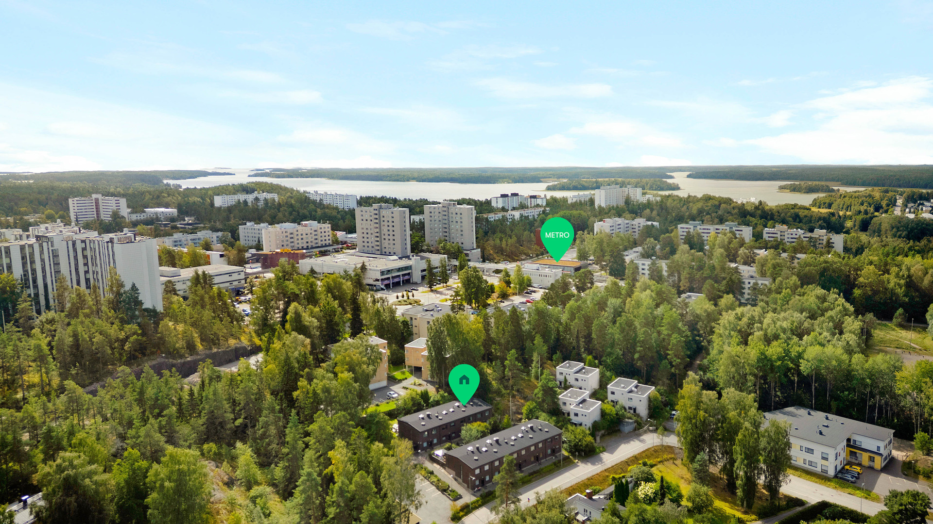 Metroasema lähellä