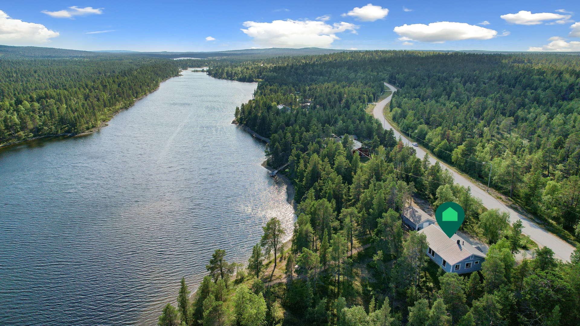 Ilmakuva etelän suuntaan