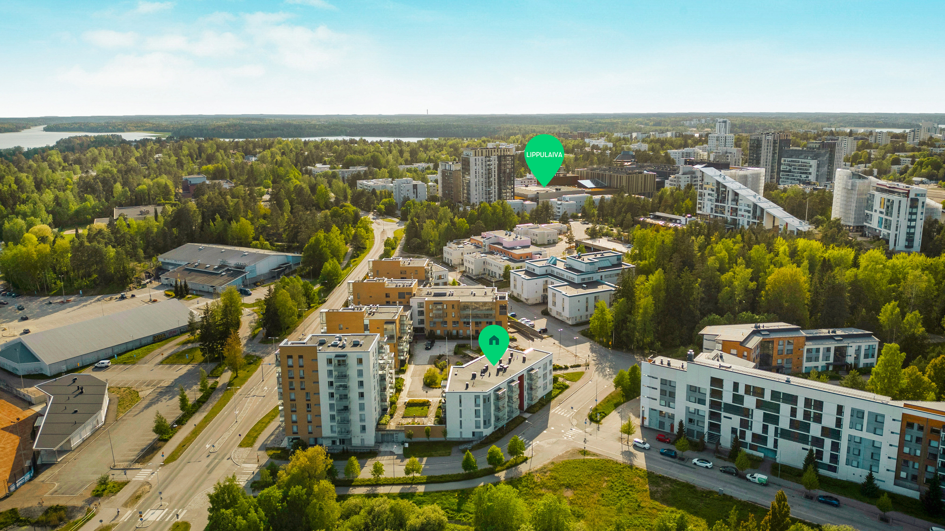Lippulaivan palvelut ihan lähellä!