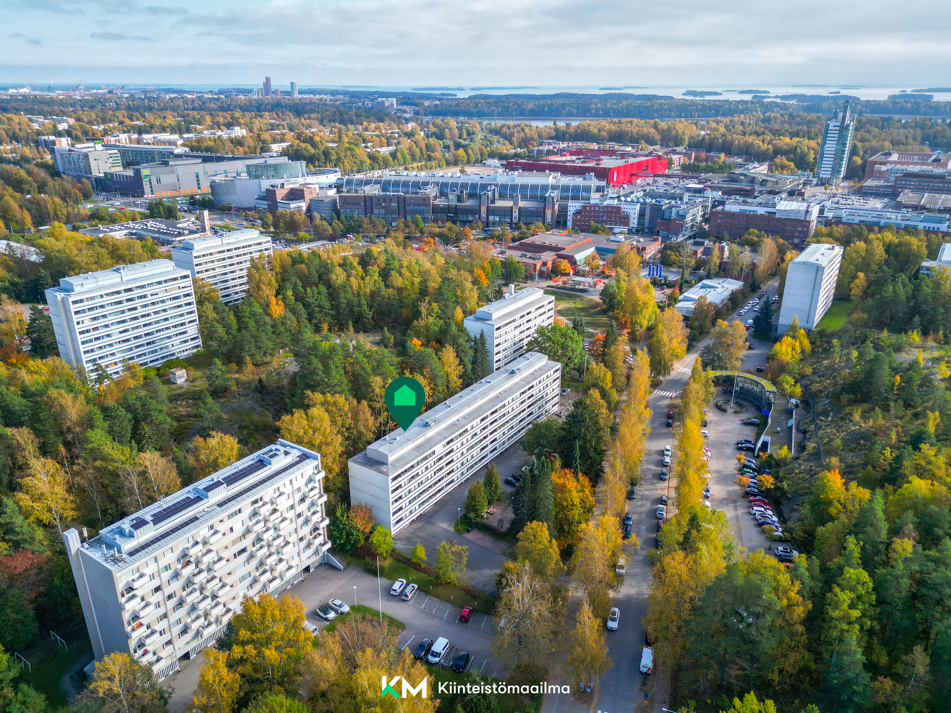 Itäkeskus, Easton ja Prisma ovat kävelymatkan päässä