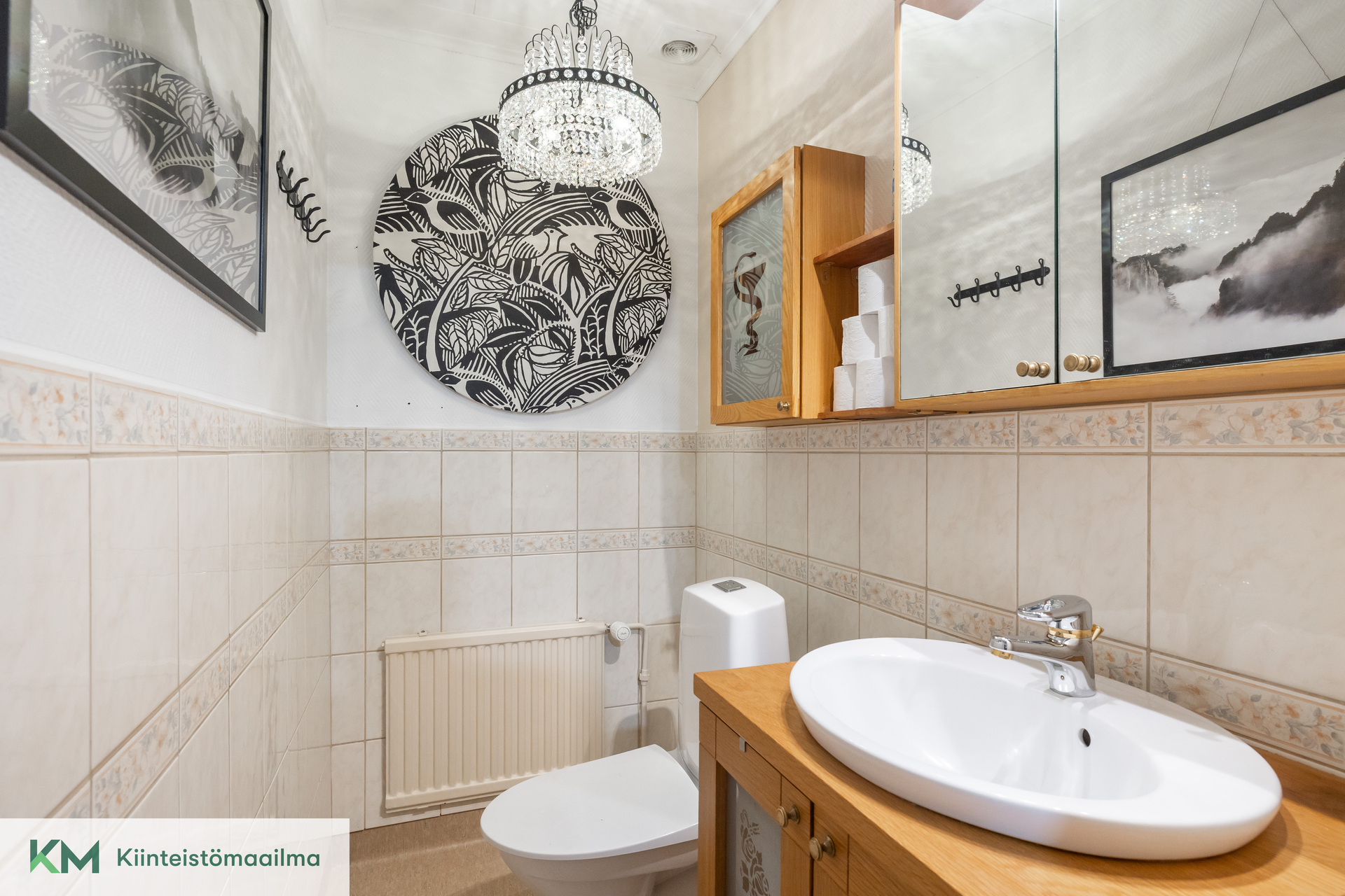 Isomman asunnon WC