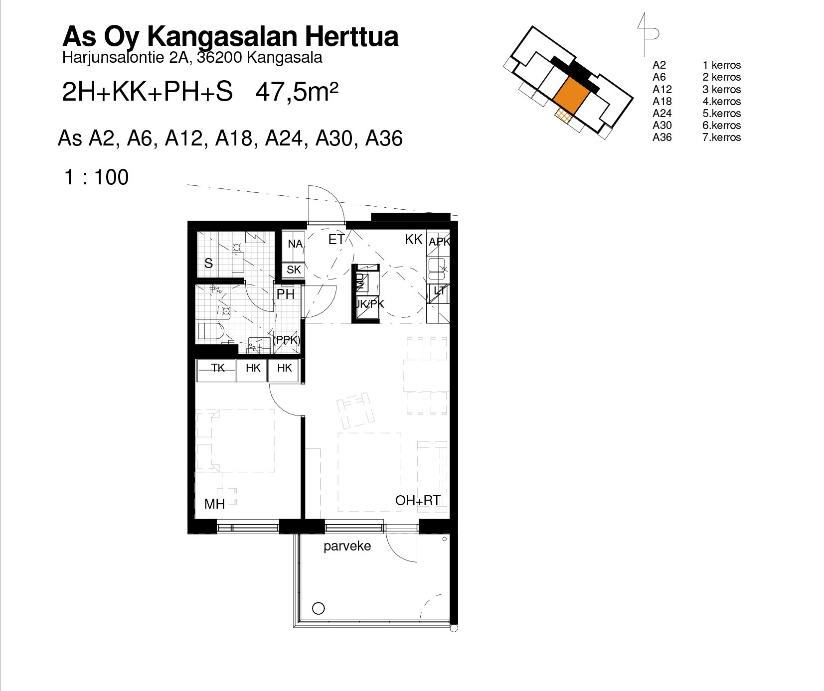 Harjunsalontie 2, Harjunsalo, Kangasala