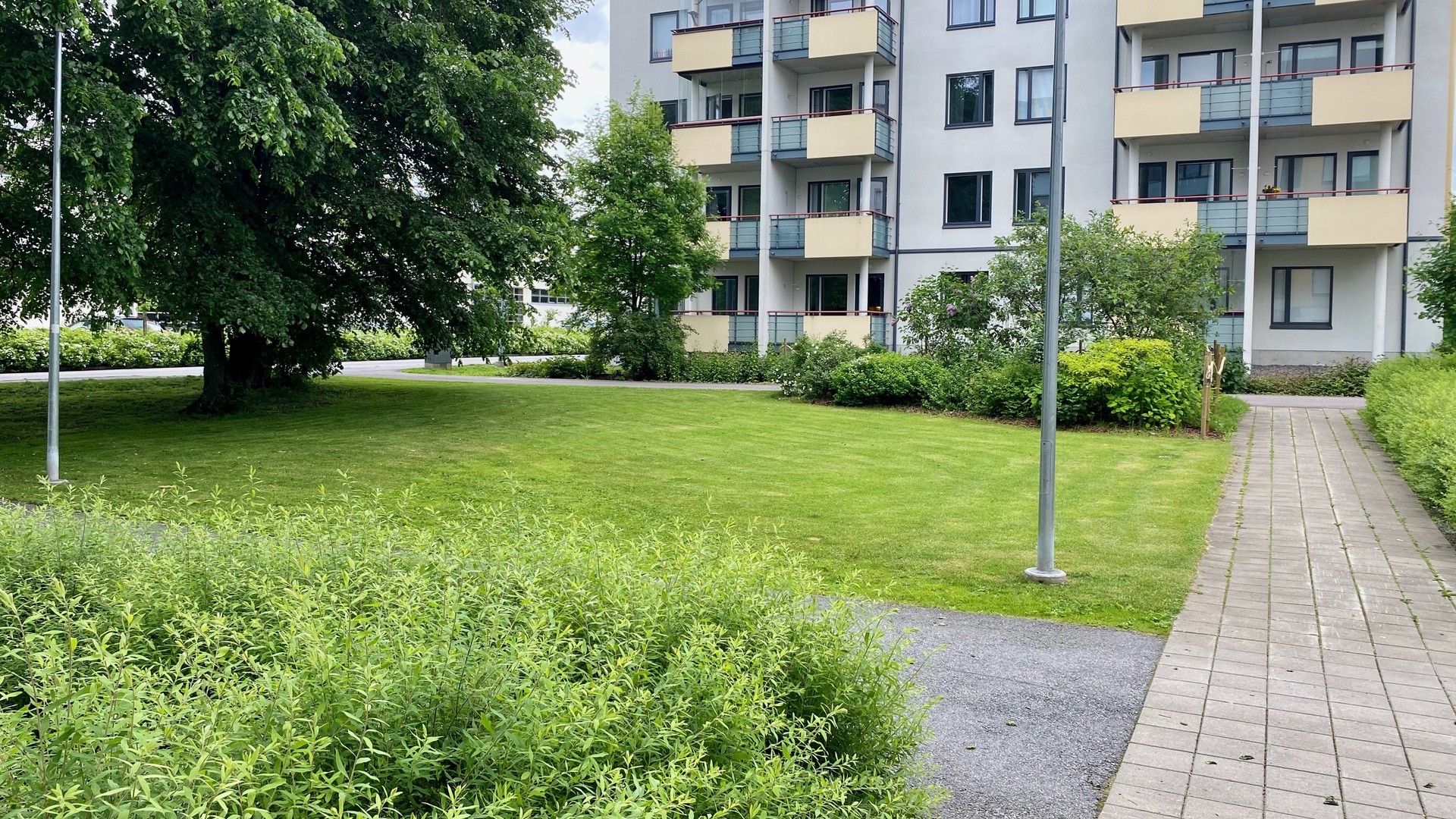 Taloyhtiön takapiha