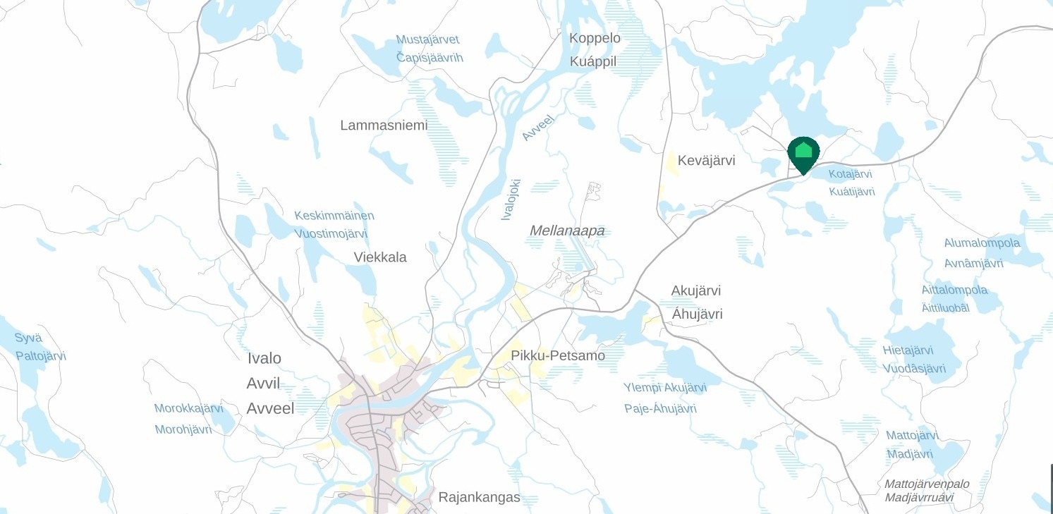 Sijainti kartalla