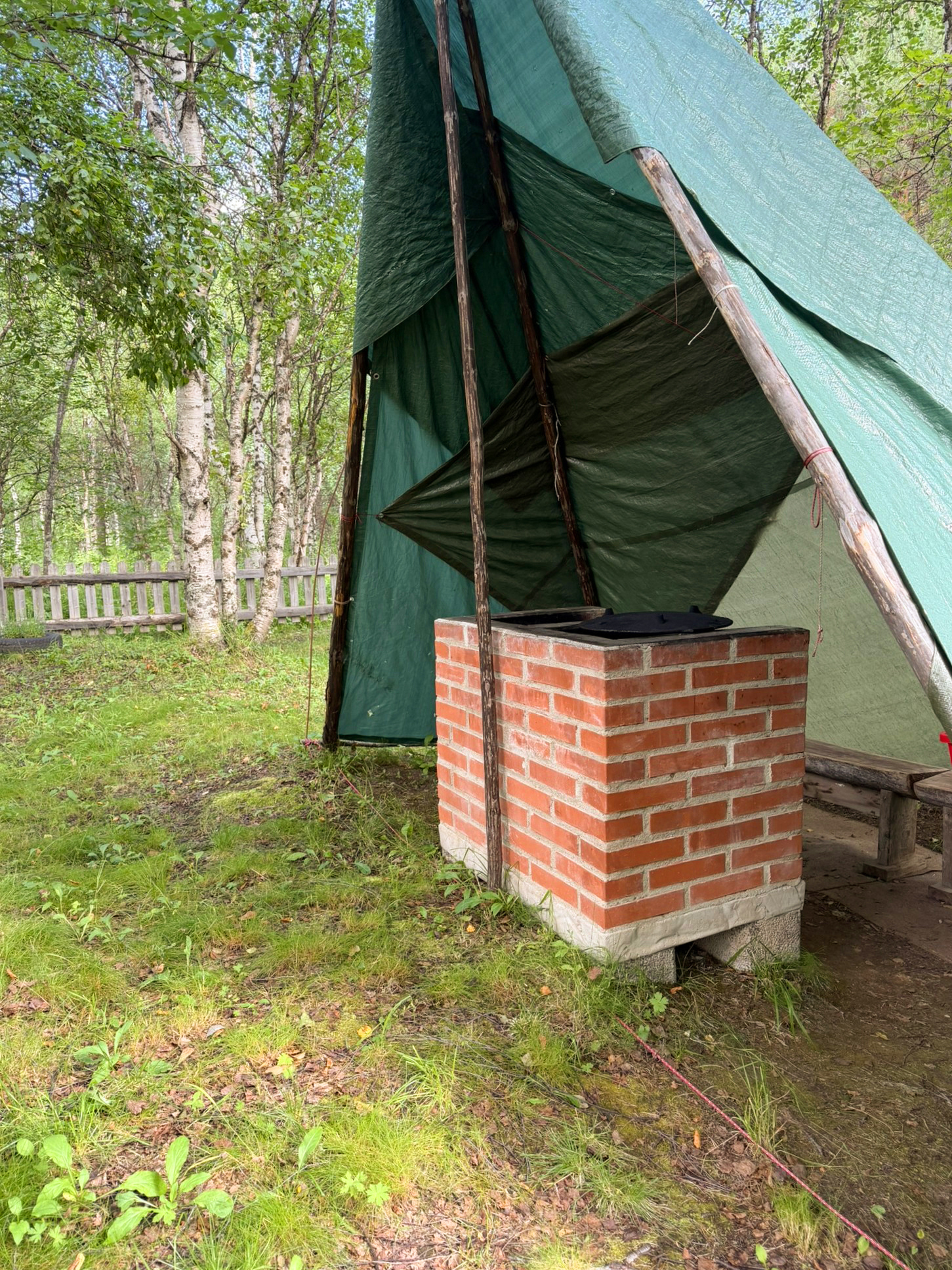 Katettu nuotiopaikka