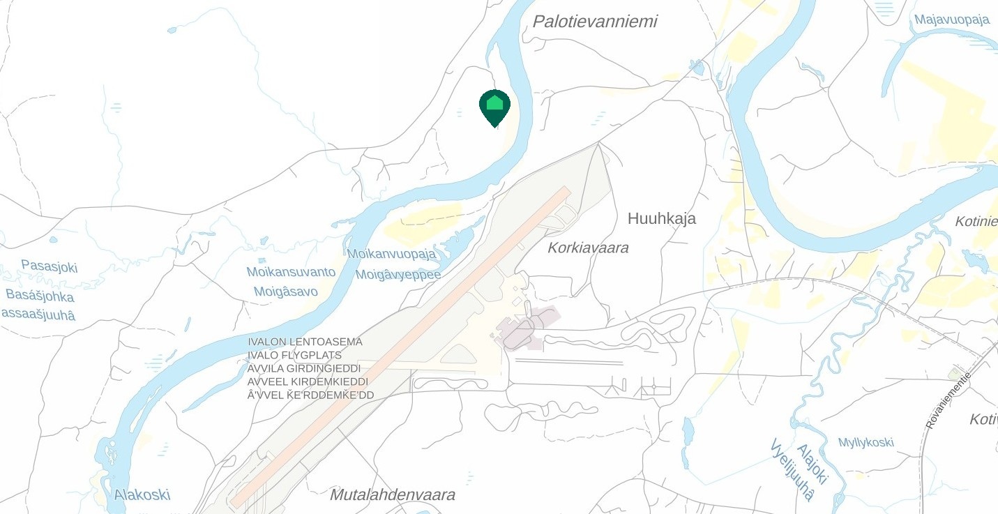 Sijainti kartalla