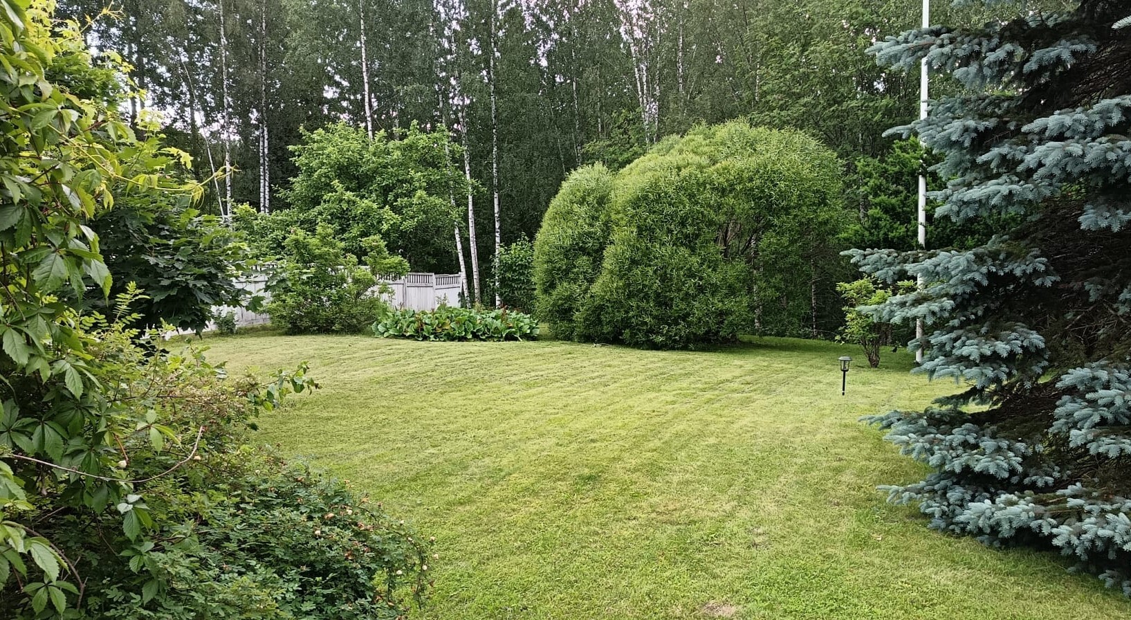Piha kesäaikaan (myyjän ottama kuva)