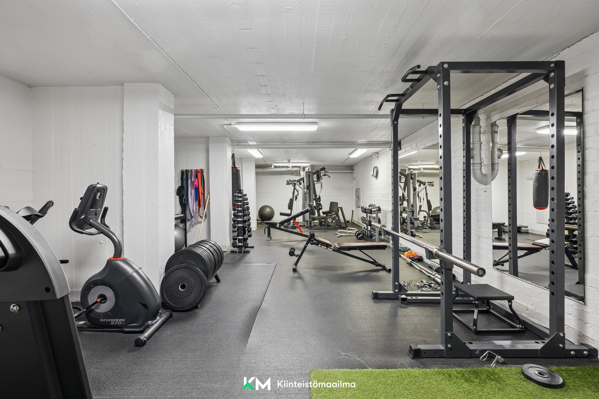 Yhtiön erinomainen kuntosali