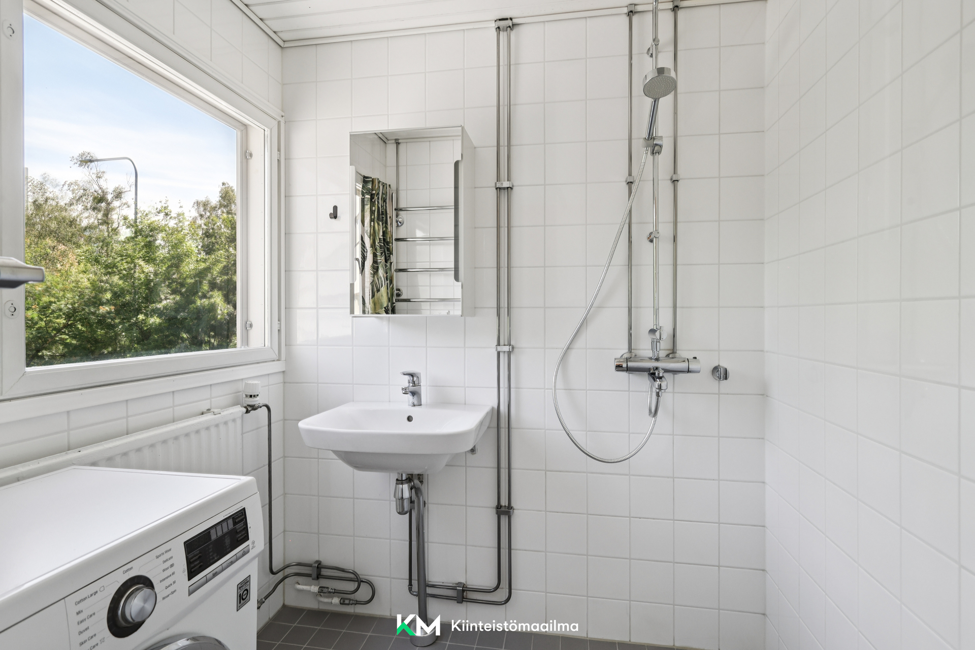 Ikkunallinen kylpyhuone