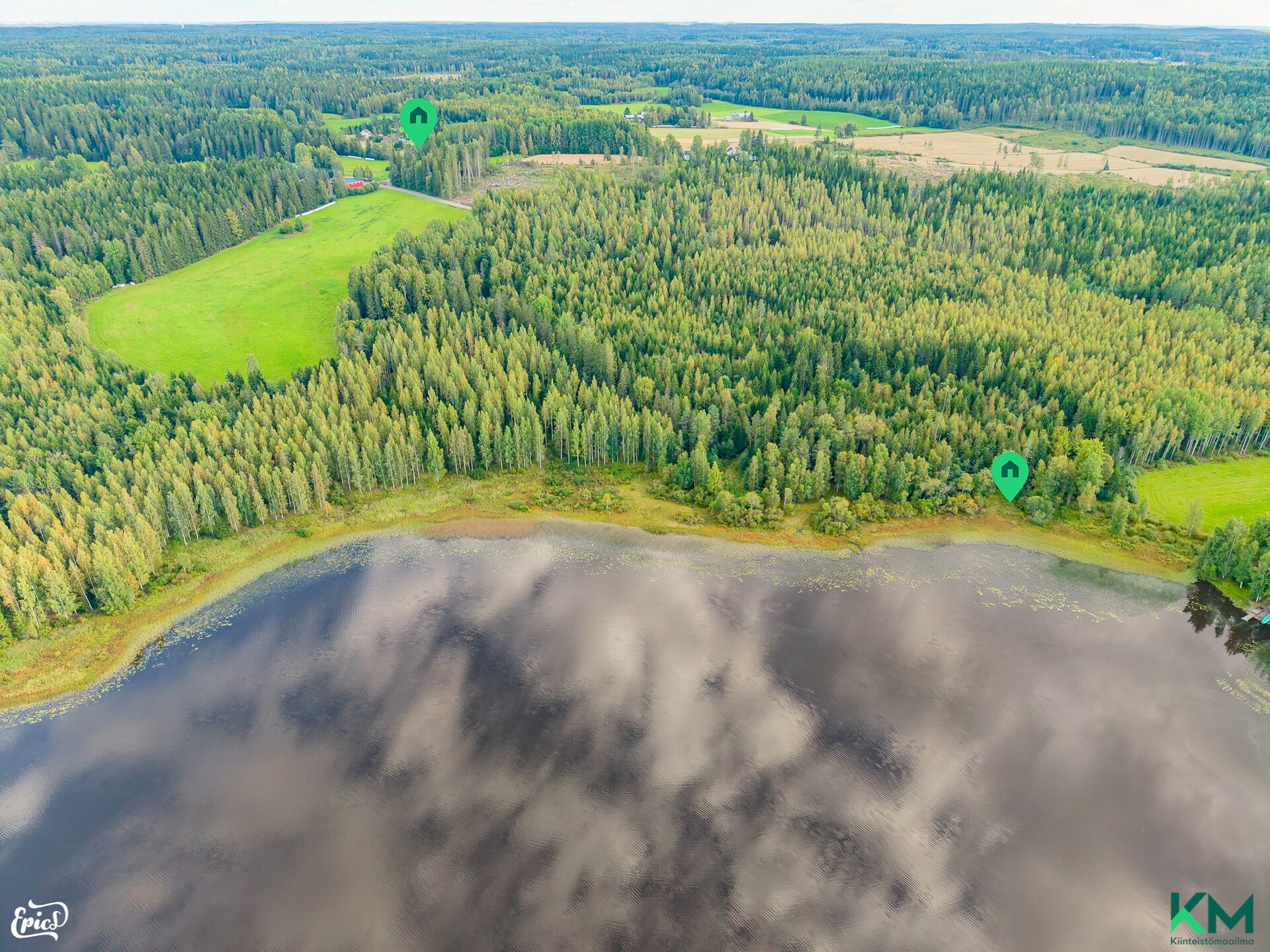 Venevalkama, oikeus yhteiseen maa-alueeseen Lavajärven rannassa