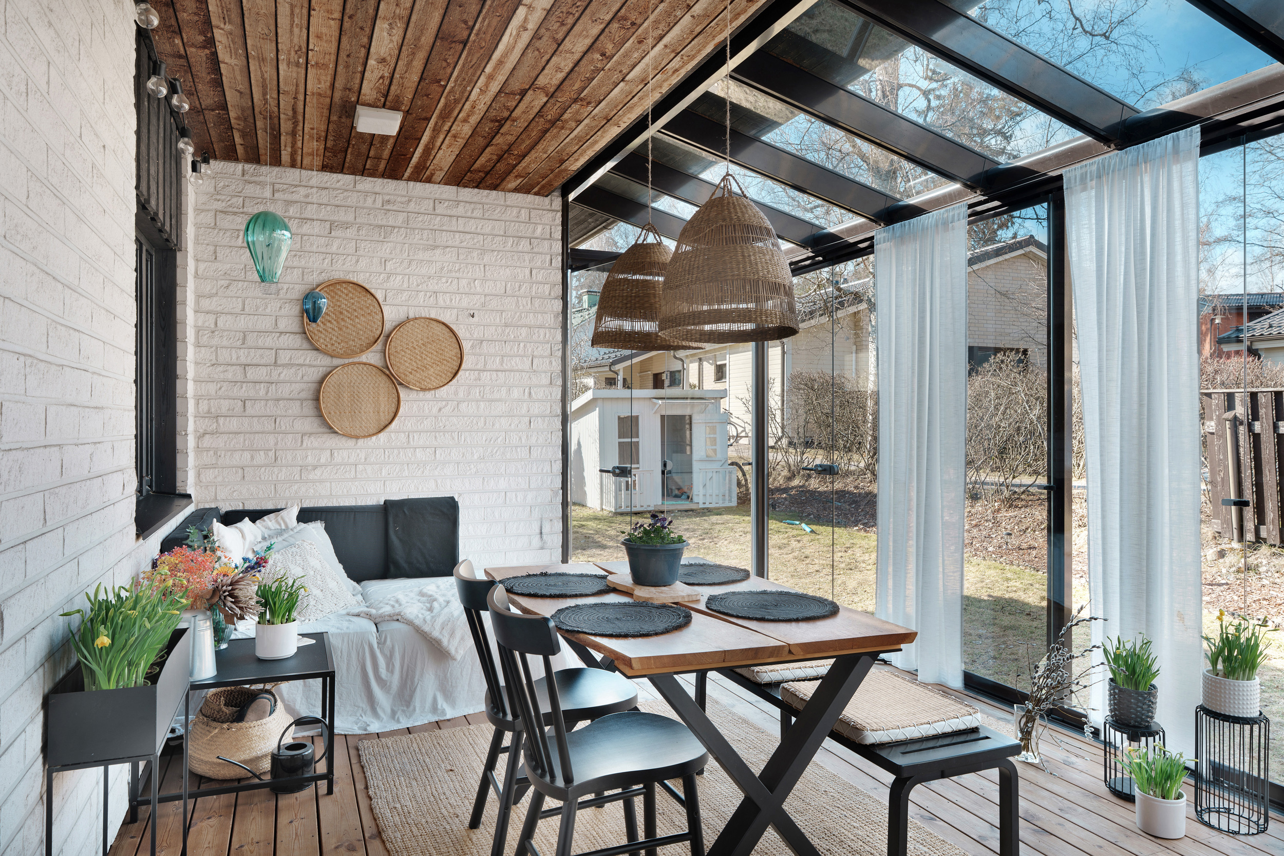 Iso lasitettu terassi