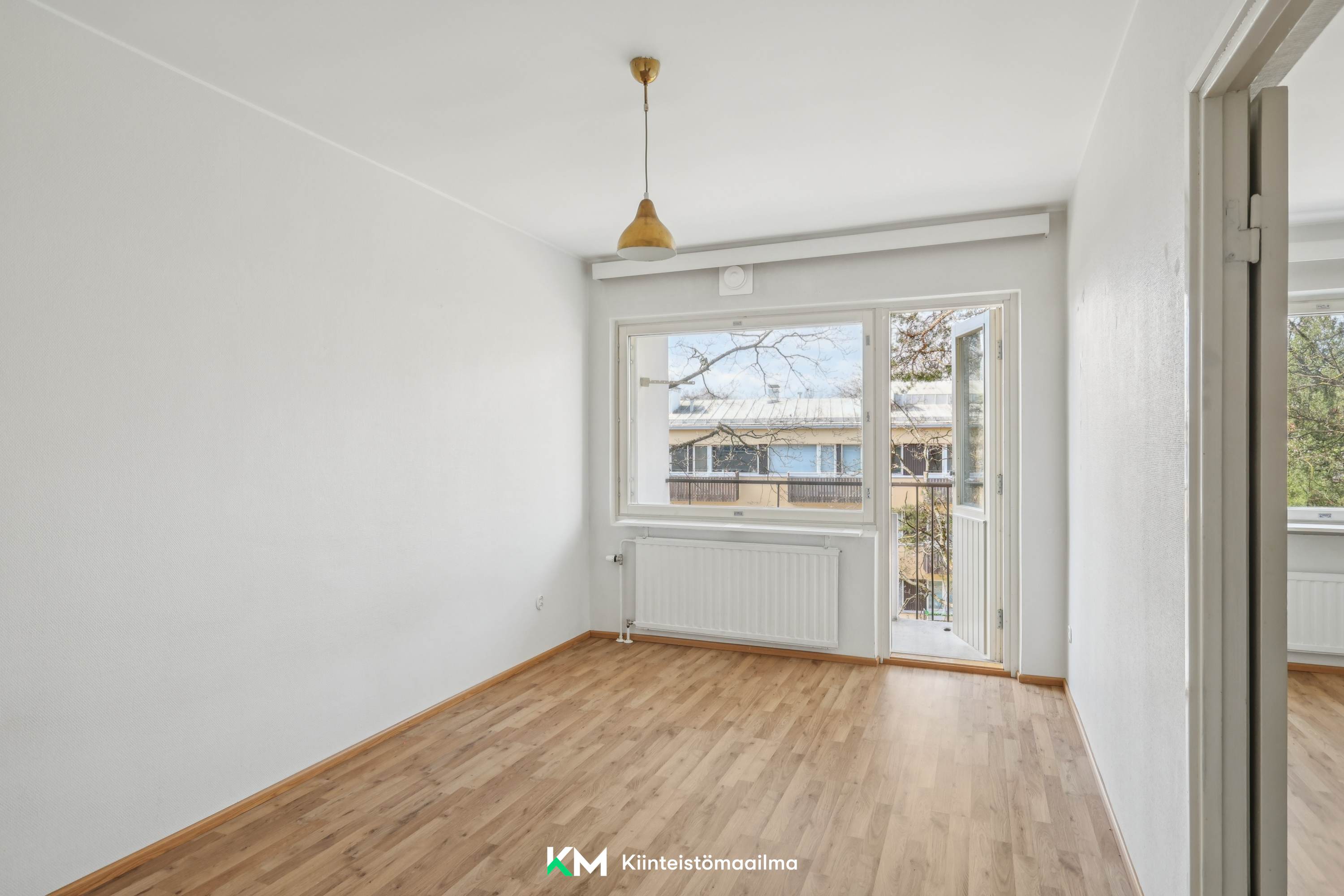 Makuuhuone ilman digistailausta.