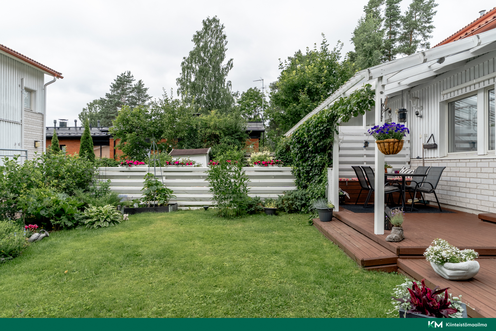 Iso piha kutsuu viihtymään!