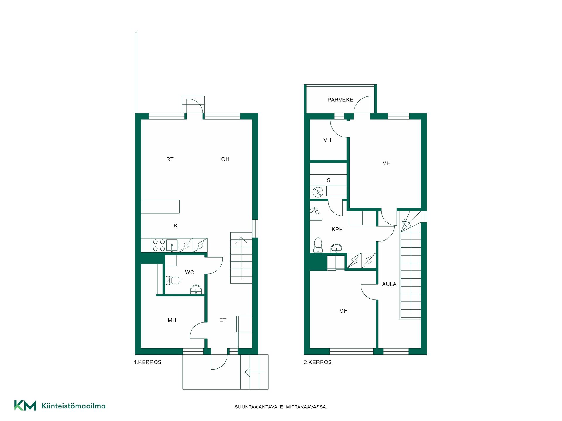 Asunnon pohjakuva