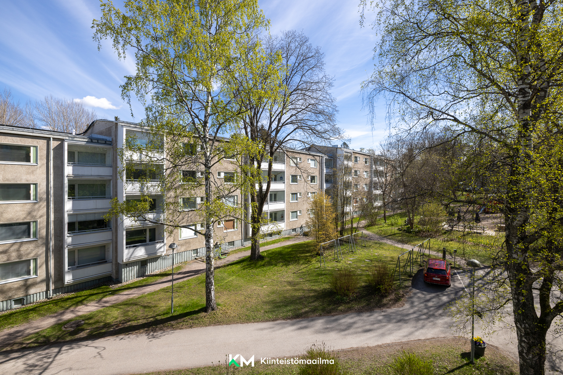 Suojaisa sisäpiha