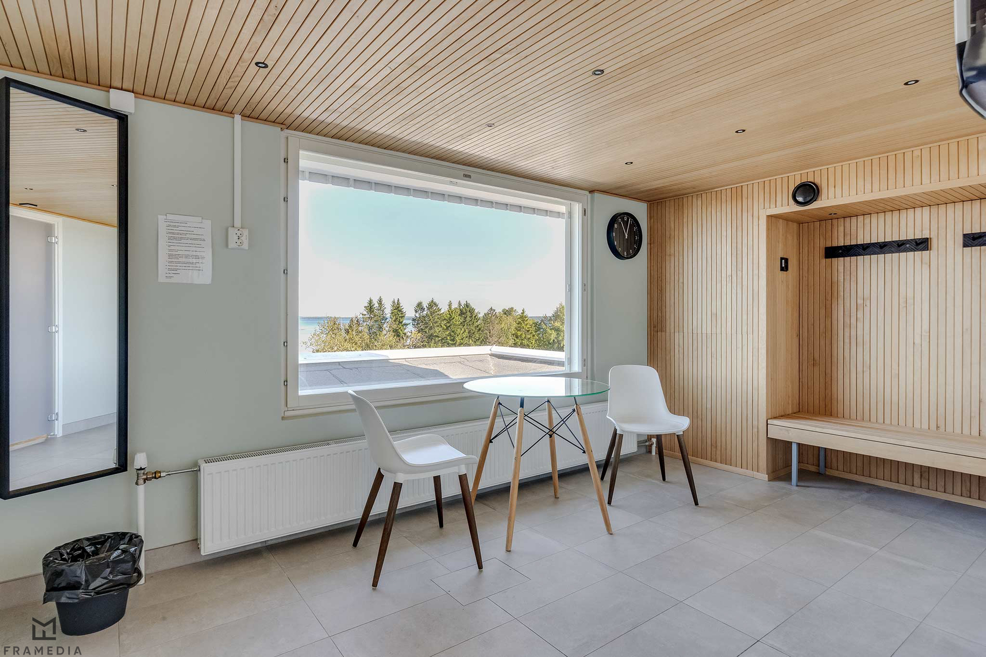 Ullakkokerroksen sauna