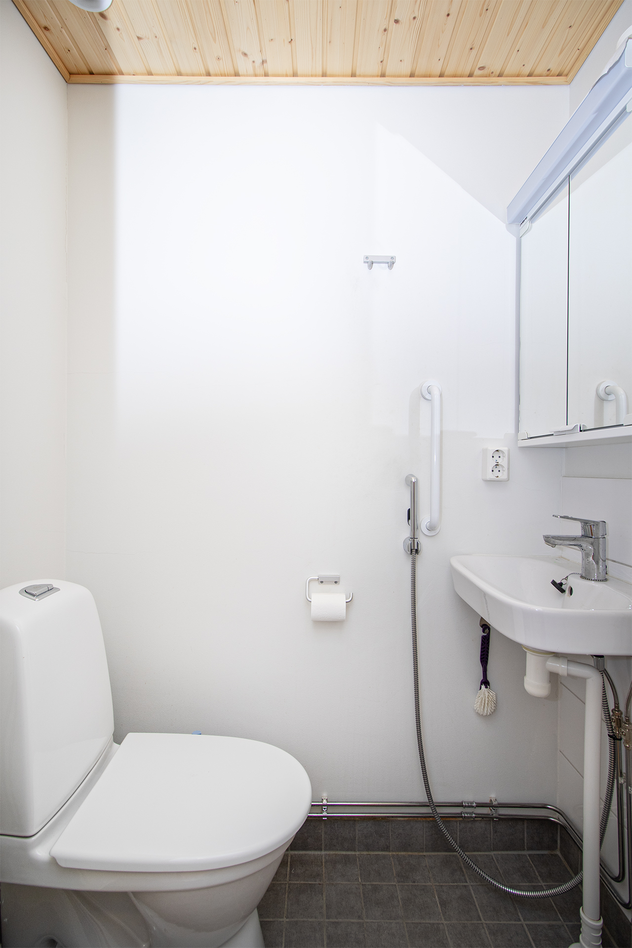 Erillinen wc.