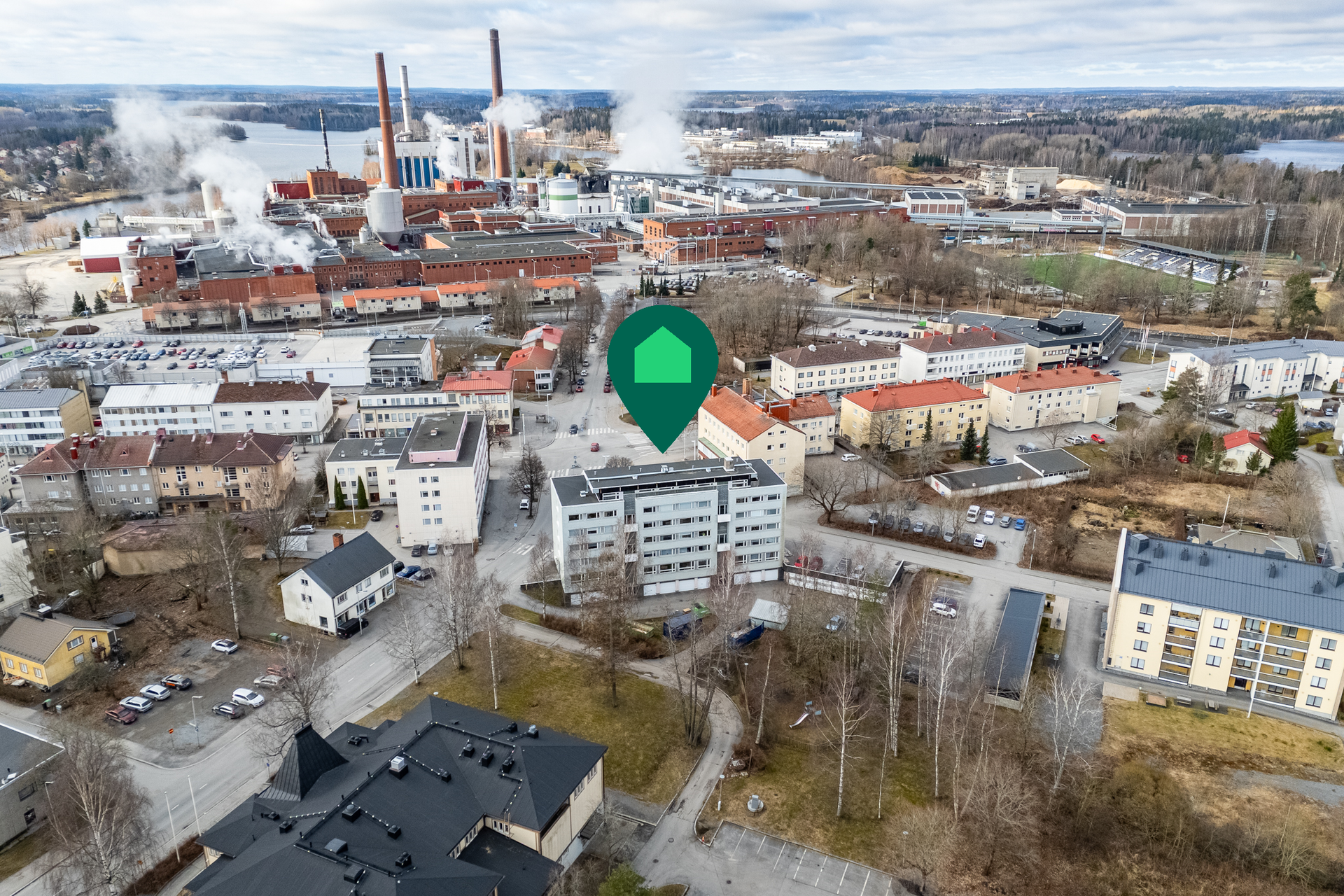 Keskusaukio 3, Keskusta, Valkeakoski