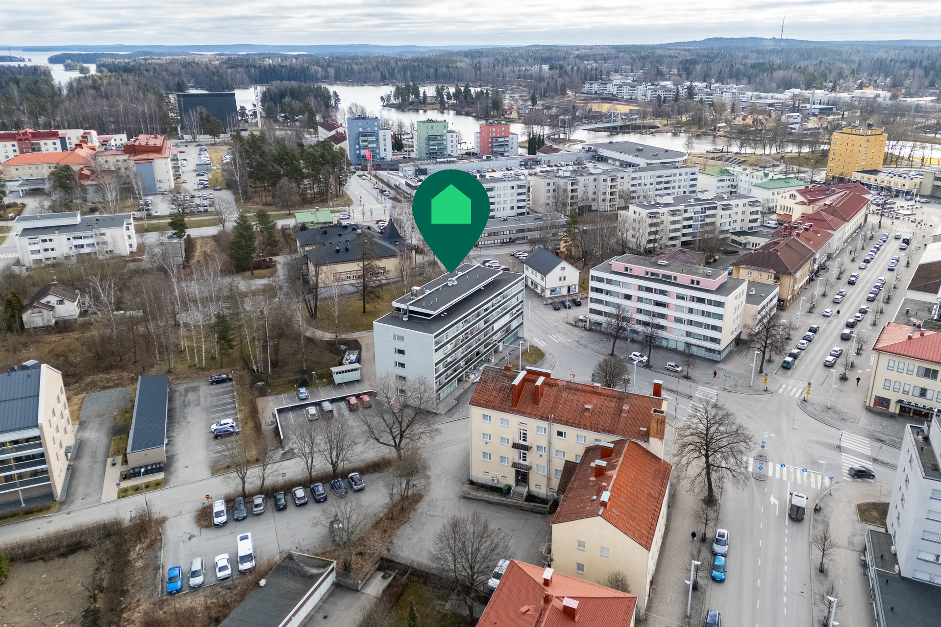 Keskusaukio 3, Keskusta, Valkeakoski