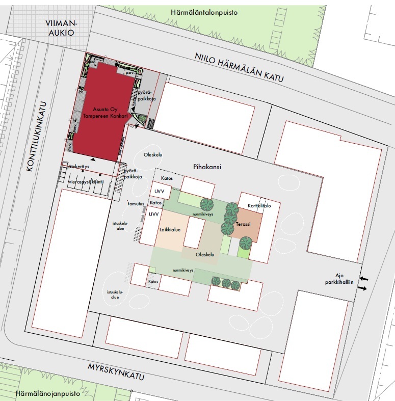 Niilo Härmälän katu 9, Härmälänranta, Tampere