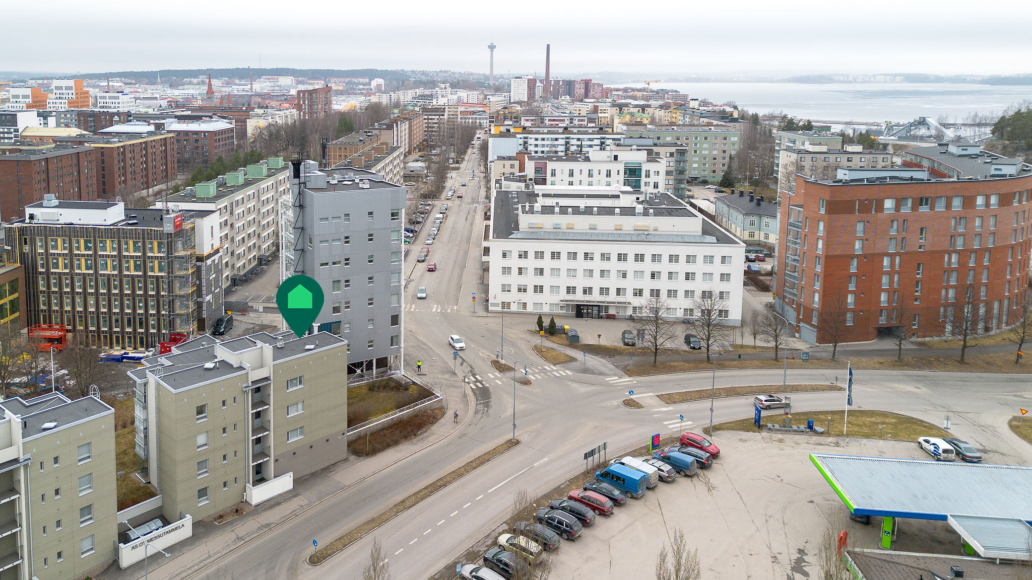 Loistava sijainti lähellä keskustaa ja Näsijärven rantoja