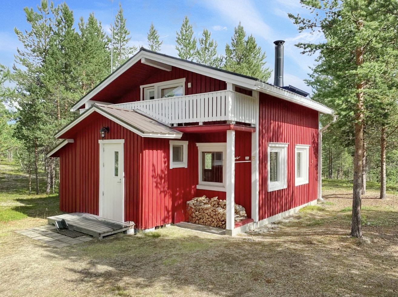 Asuinrakennuksen julkisivu