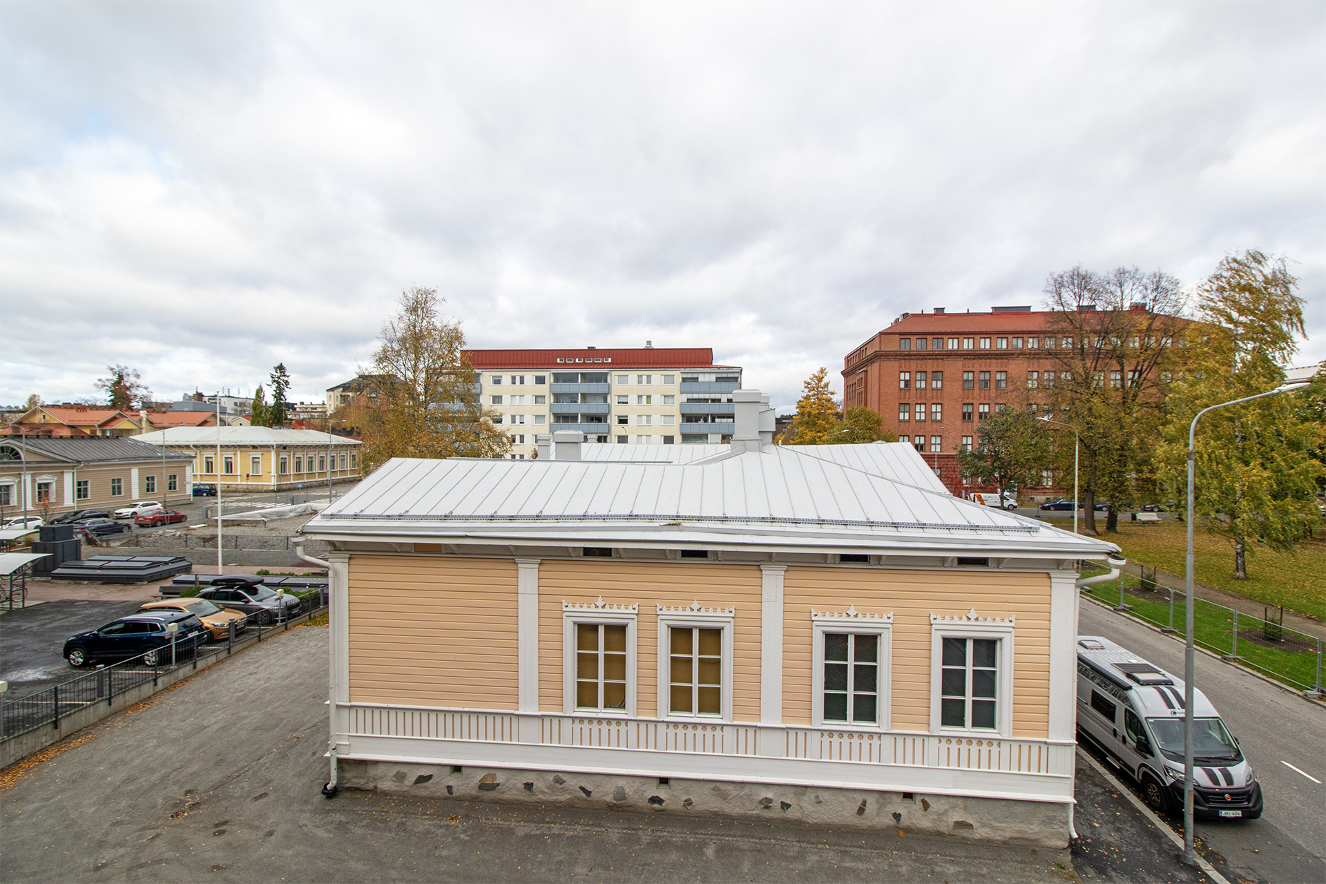 Näkymä parvekkeelta.