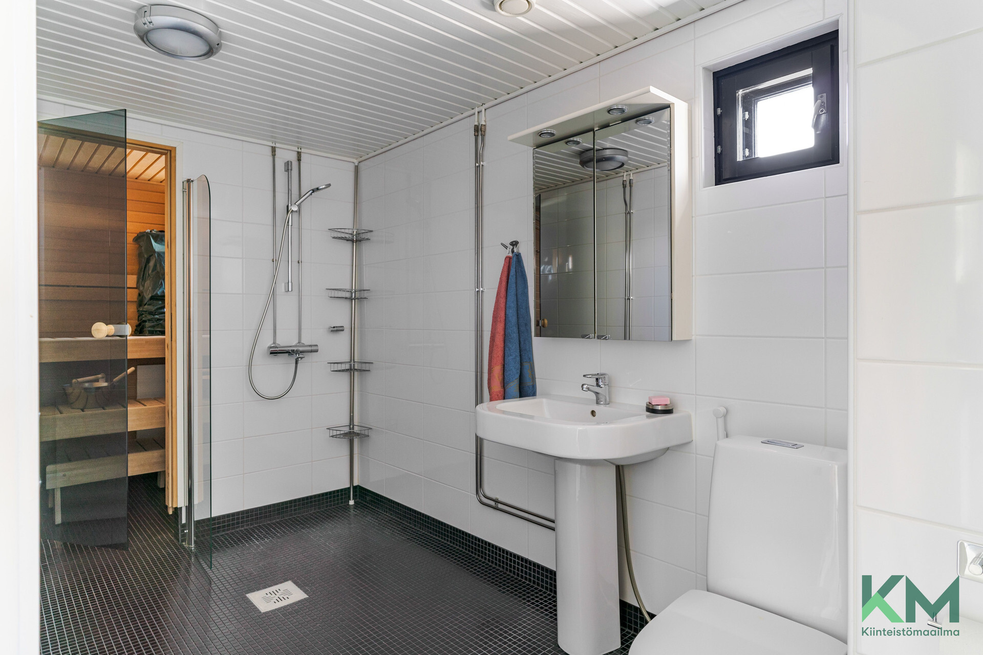 Kylpyhuone ja 2. wc