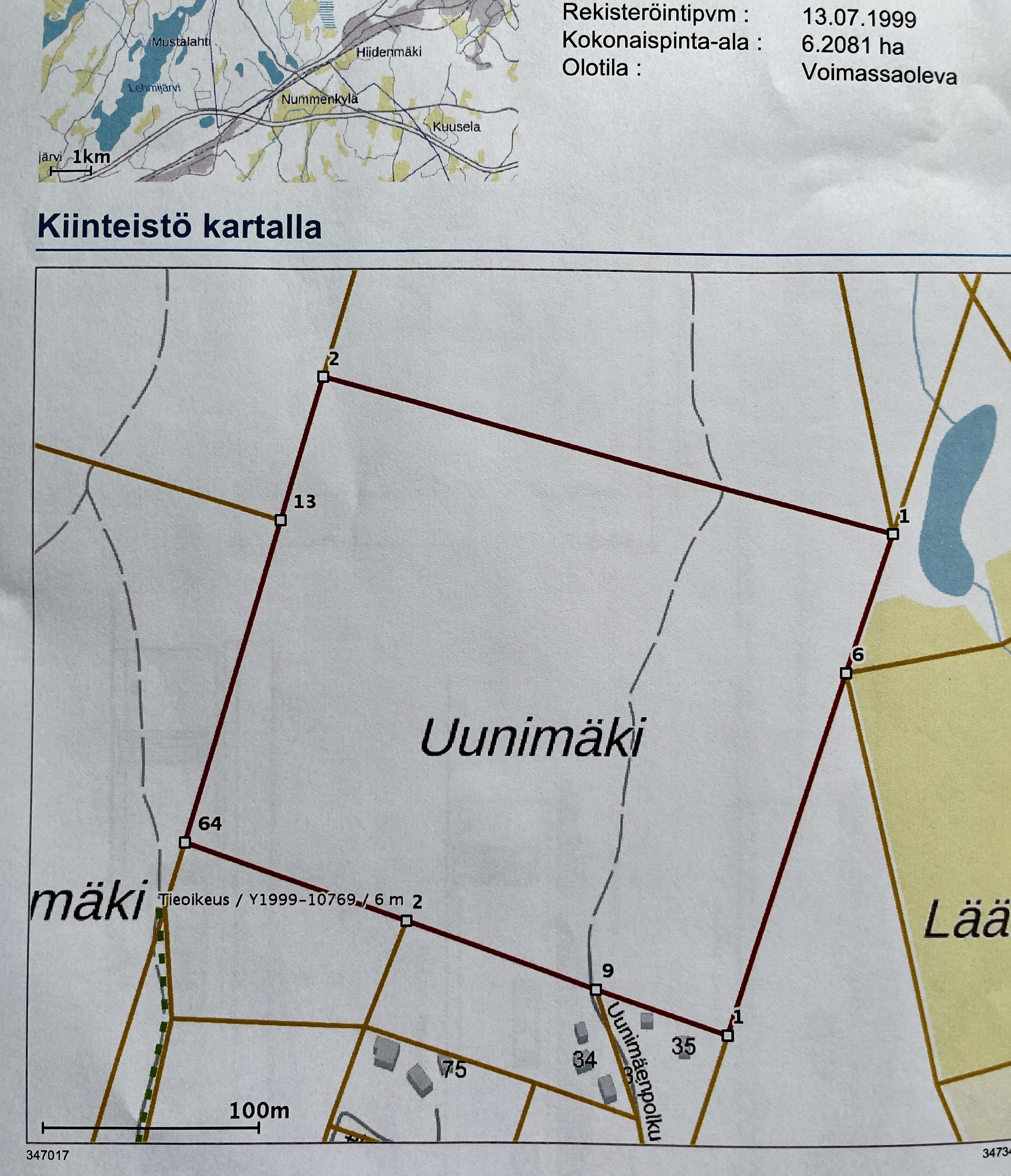 Uunimäenpolku, Leppärlä, Nummela