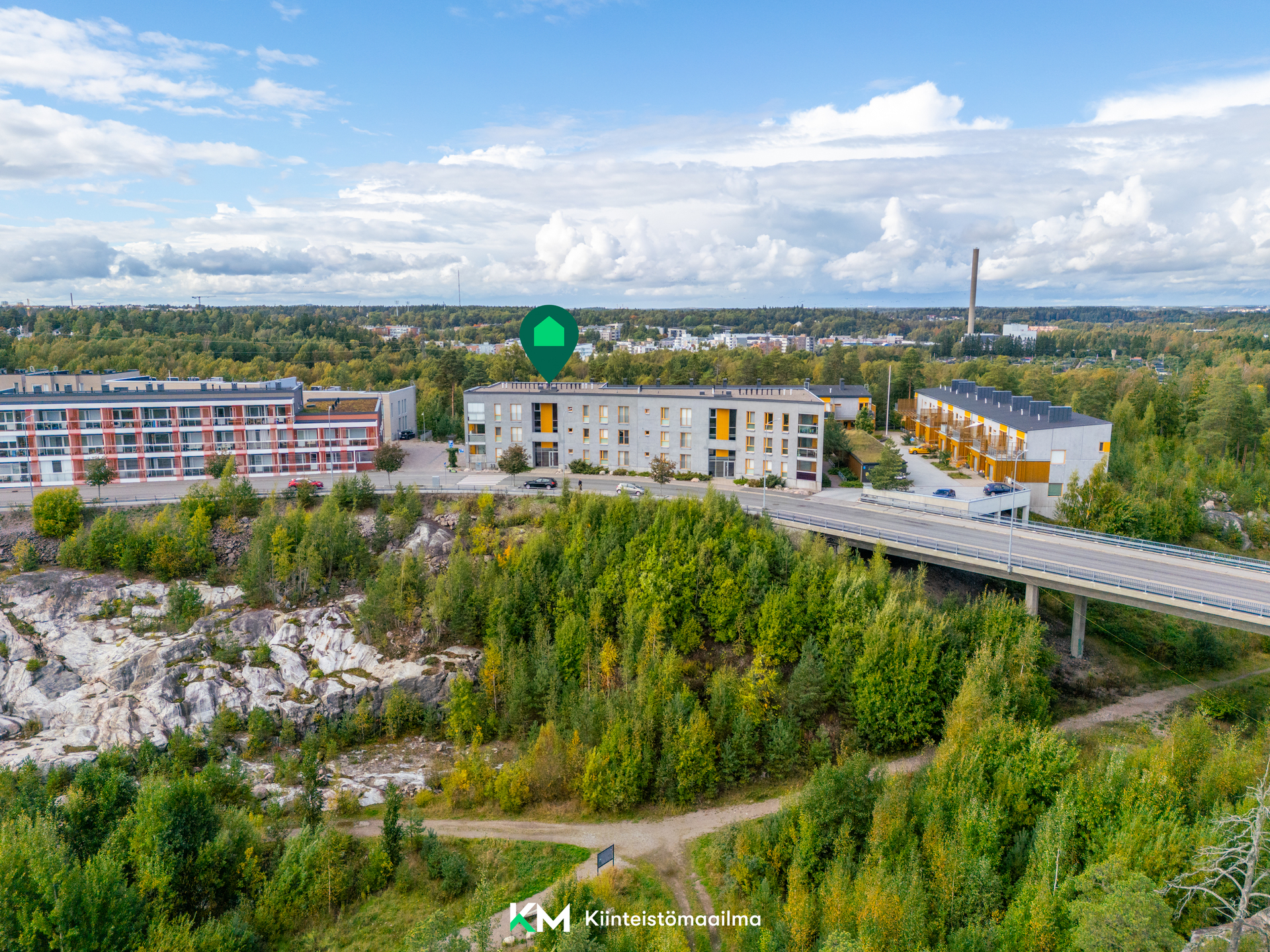 Ilmakuvaa alueelta