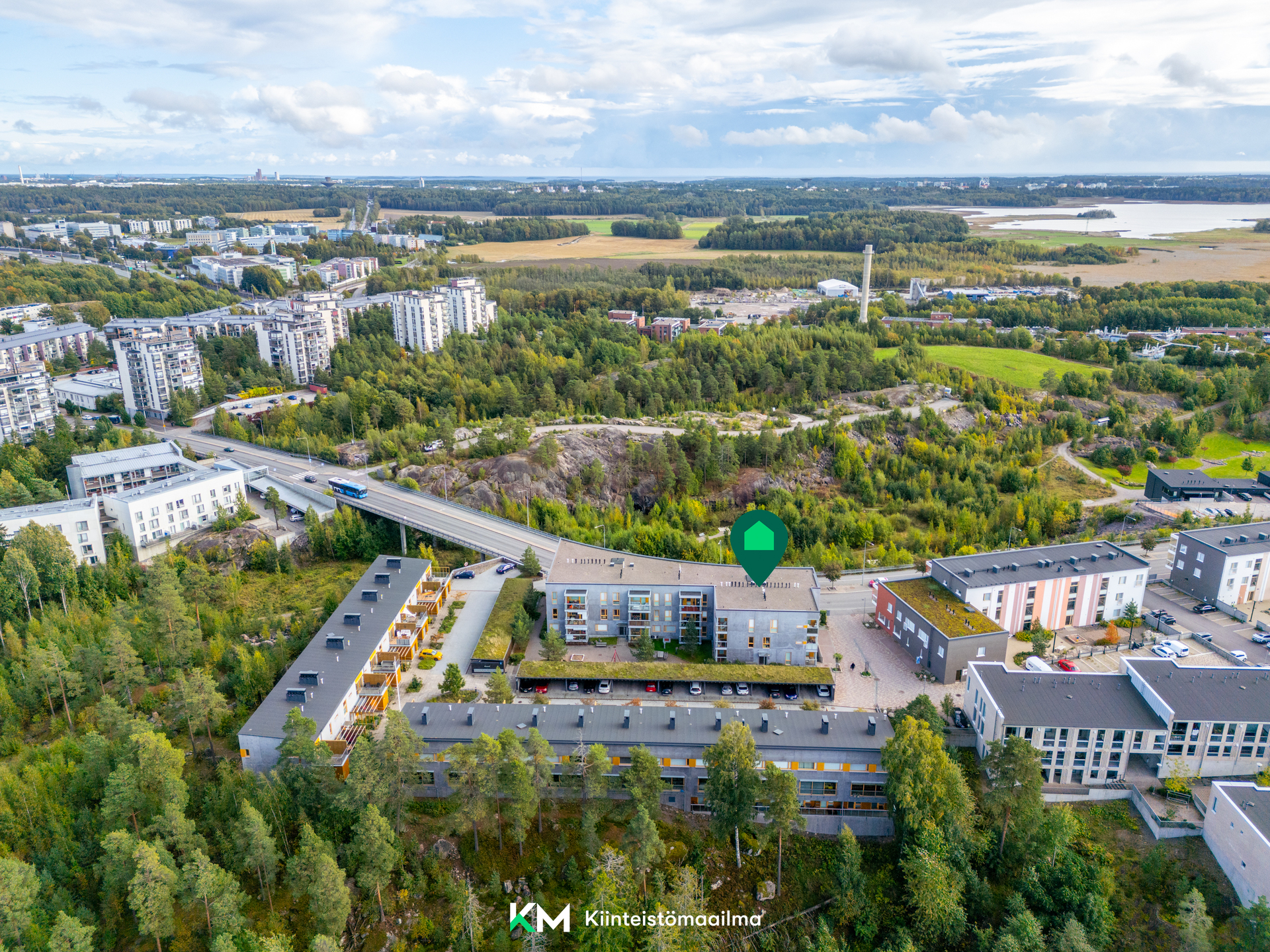 Ilmakuvaa alueelta