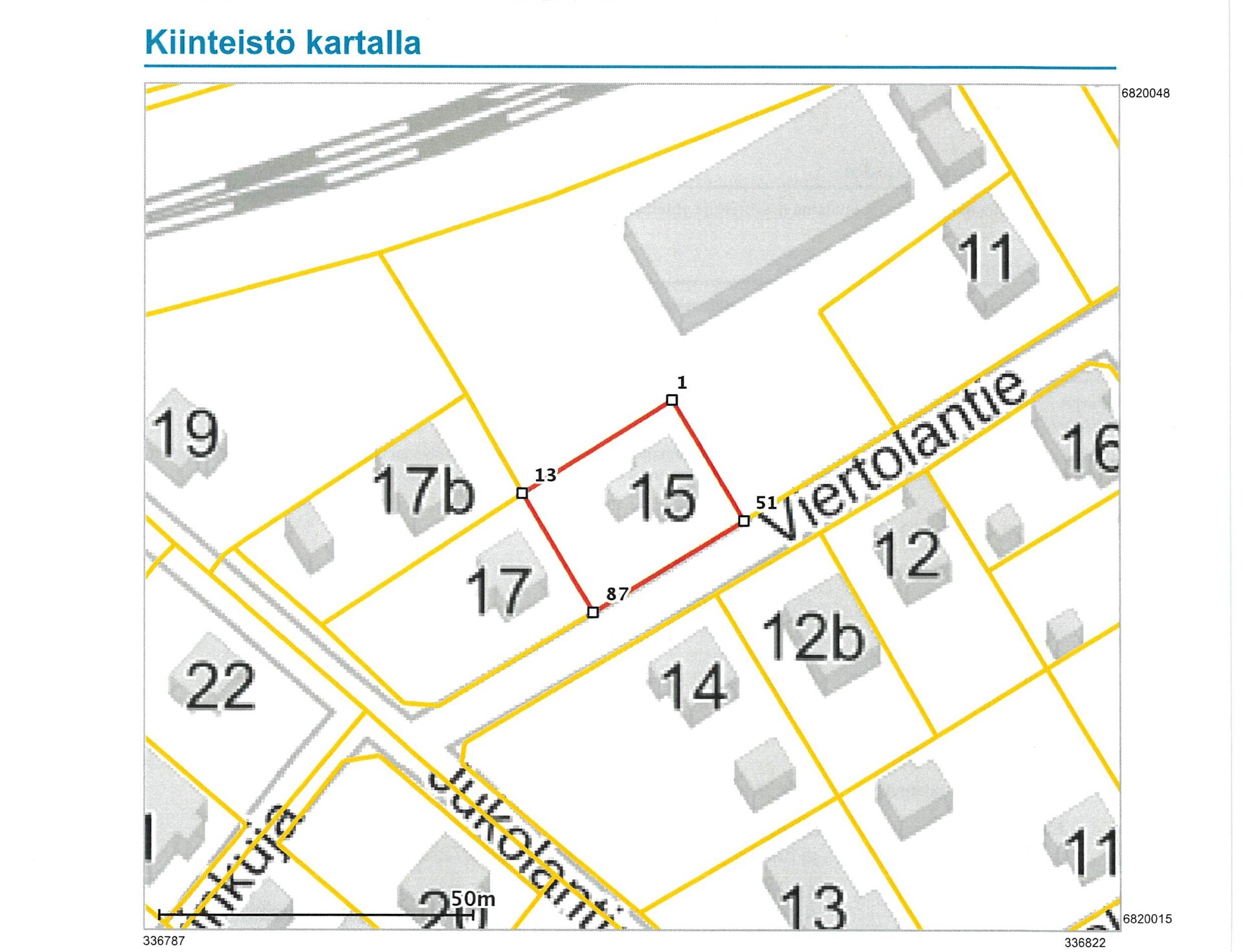 Asunnon pohjakuva