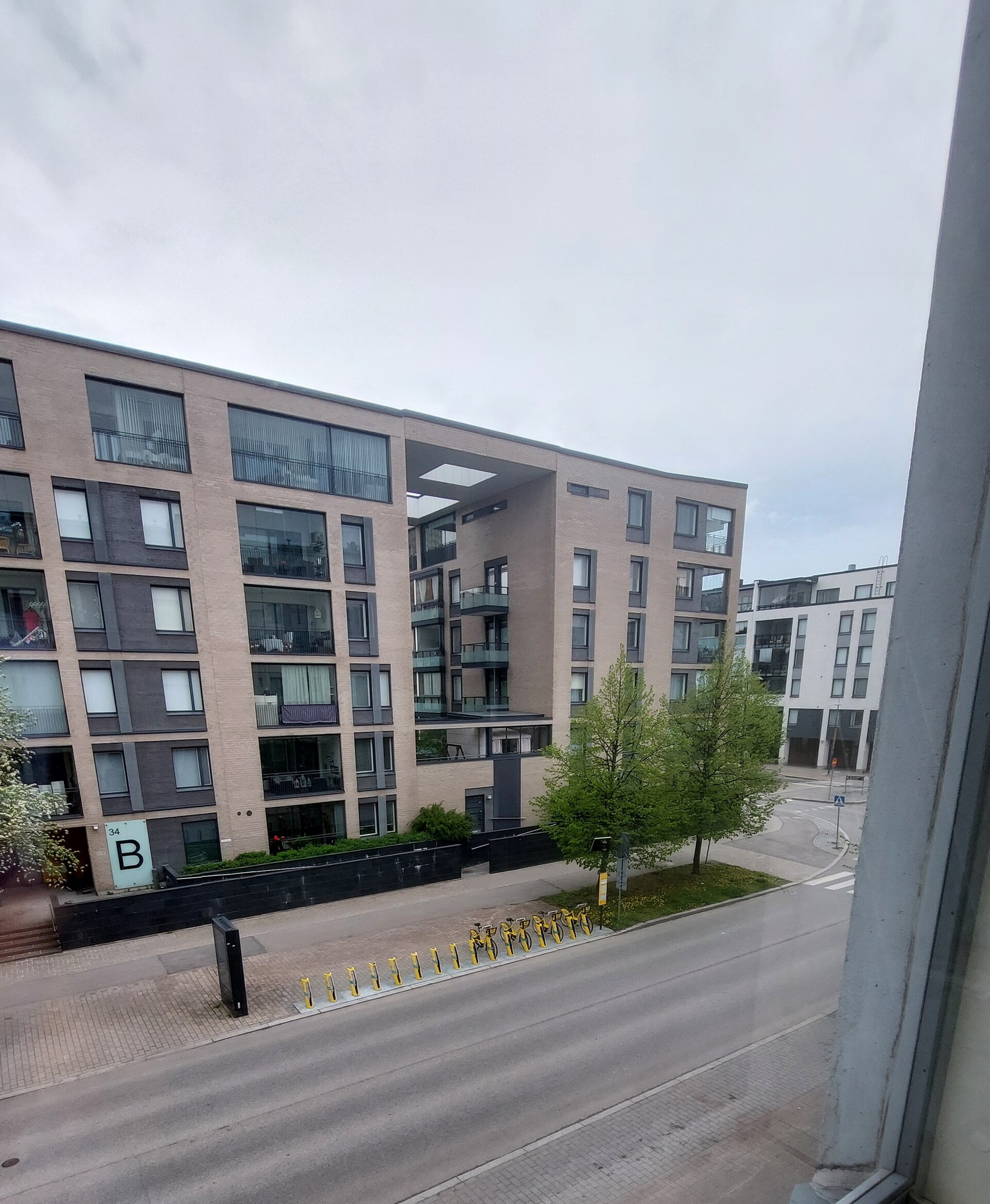 Näkymä makuuhuoneesta