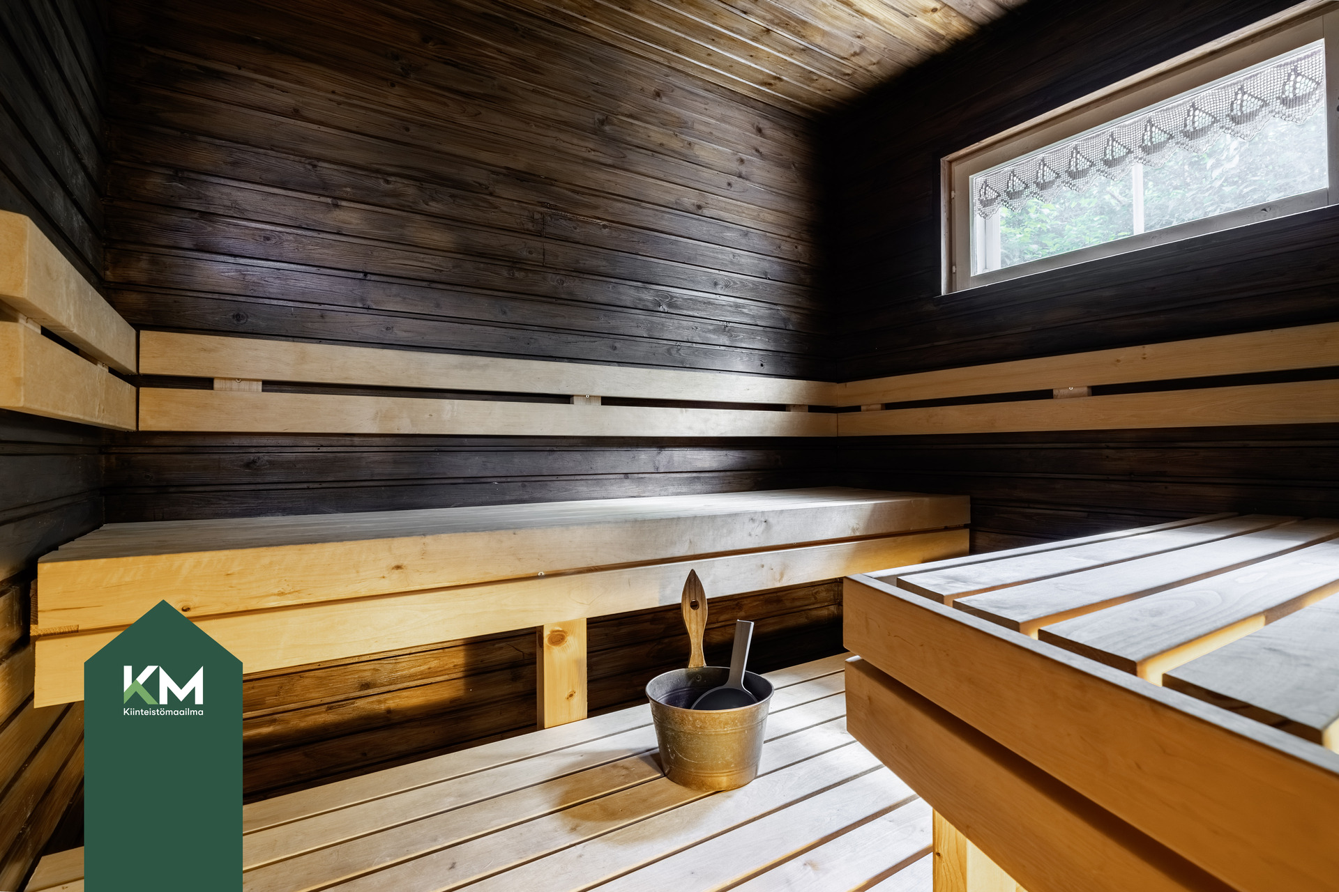 Talossa on sähkösauna