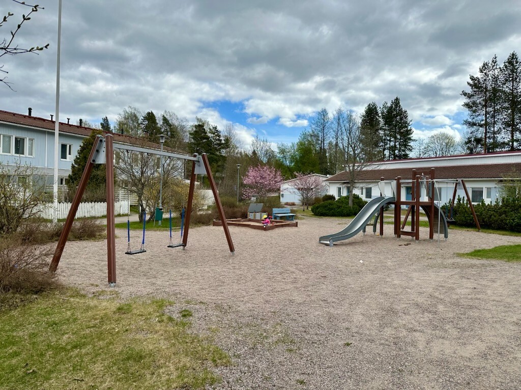 Lapsille kiva leikkipaikka