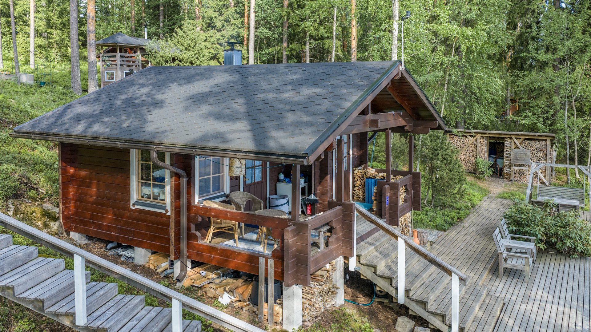 saunamökki alapihalla