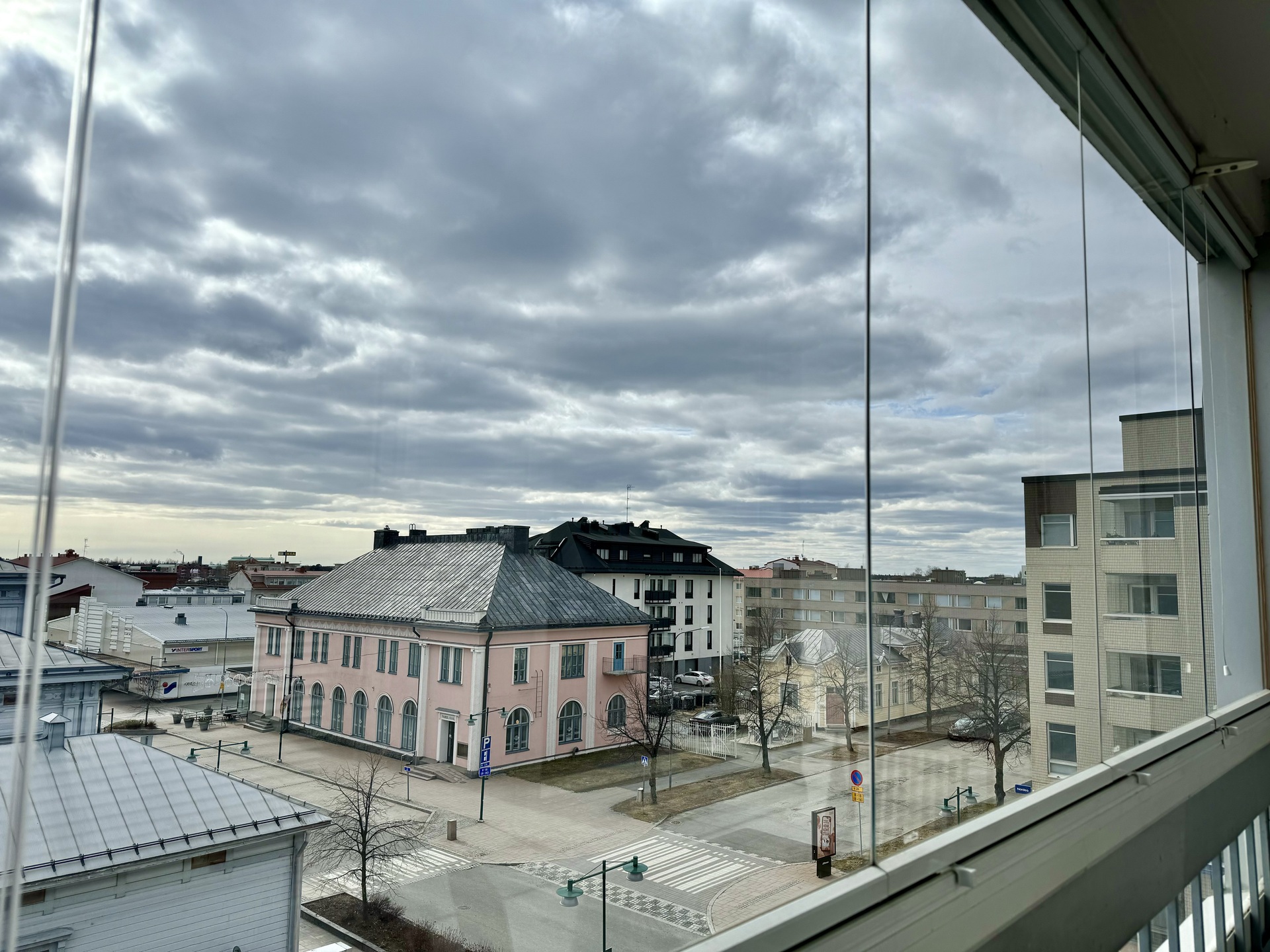 Hyvät näköalat kaupungin ylle